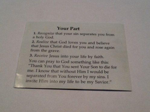 THE WAY TO GOD - WHAT IS YOUR RESPONSE?